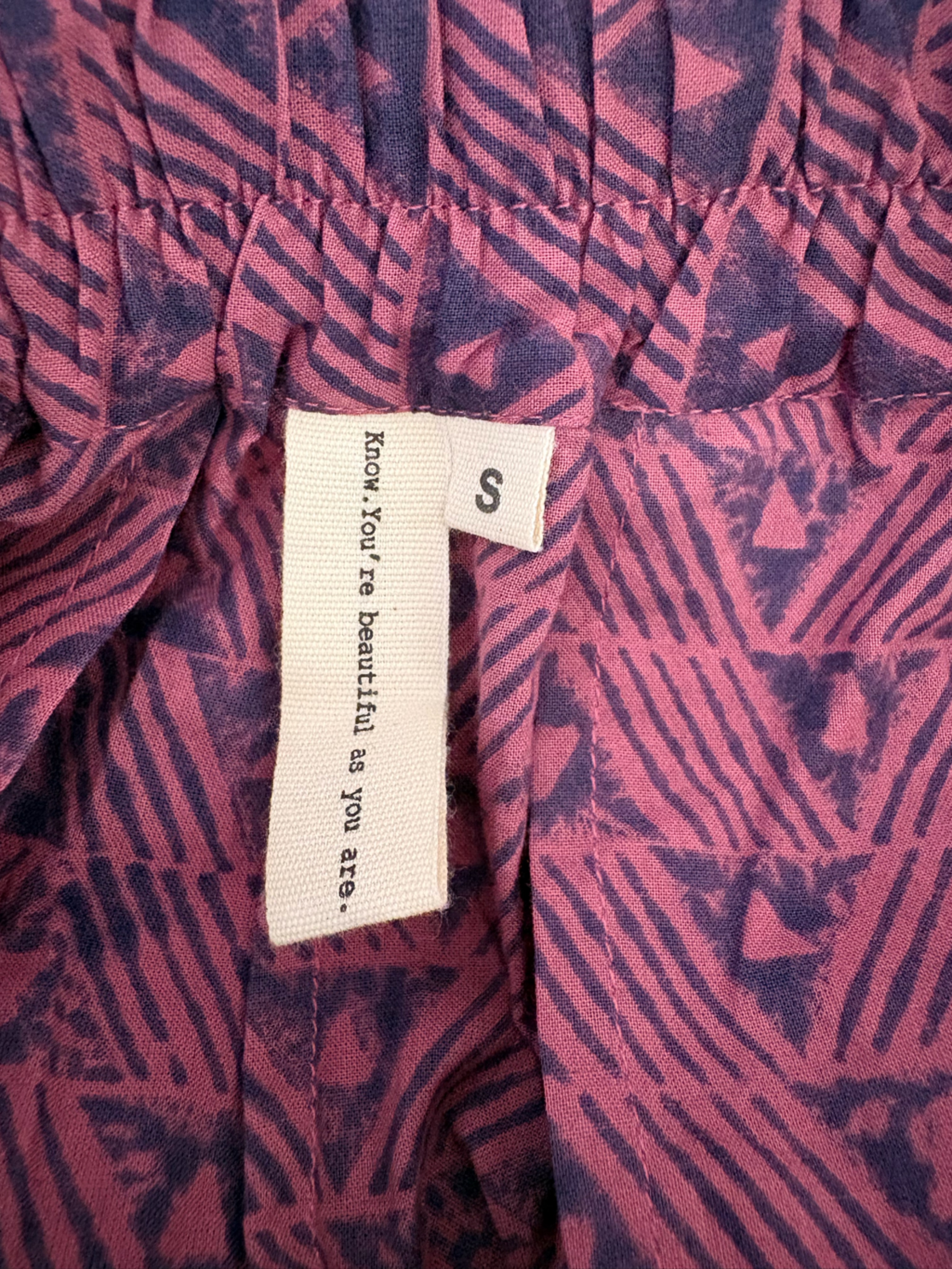 World Of Crow Pleated Pants Plum Size Small — image 7 of 8